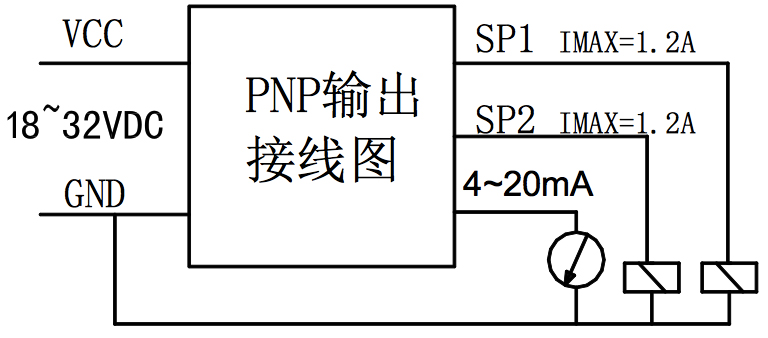 HPM560型智能壓力開關(guān)電氣連接圖2